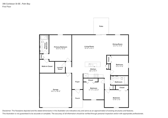 398 Caribbean St SE in Palm Bay, FL - Building Photo - Building Photo