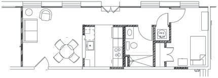 Clare Court in Baltimore, MD - Foto de edificio - Floor Plan