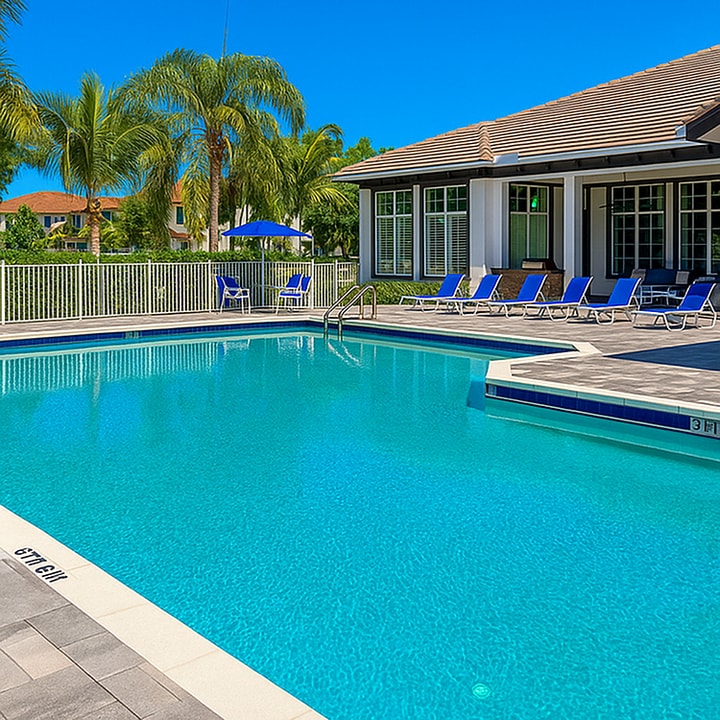 Amberton Luxury Townhomes in Naples, FL - Foto de edificio