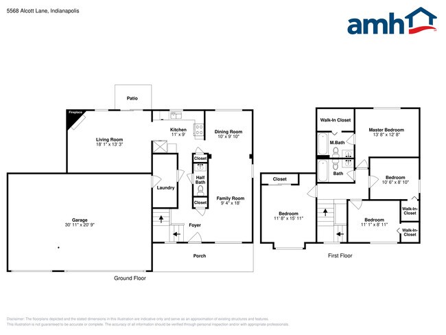 5568 Alcott Ln in Indianapolis, IN - Foto de edificio - Building Photo