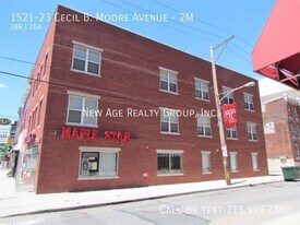 1521 Cecil B. Moore Ave in Philadelphia, PA - Building Photo