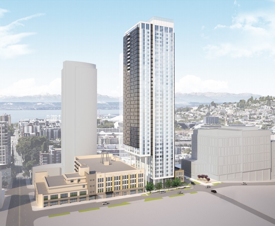 121 Boren Ave N in Seattle, WA - Foto de edificio