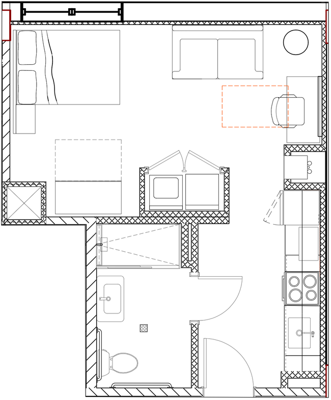 Thirteen15 in New Orleans, LA - Foto de edificio - Floor Plan