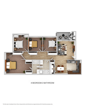 Creekside Village in Red Bluff, CA - Foto de edificio - Floor Plan