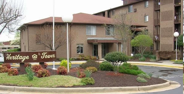 Heritage Towers in Danville, VA - Building Photo