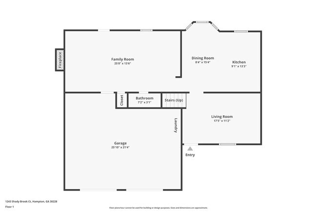 1243 Shady Brook Ct in Hampton, GA - Foto de edificio - Building Photo