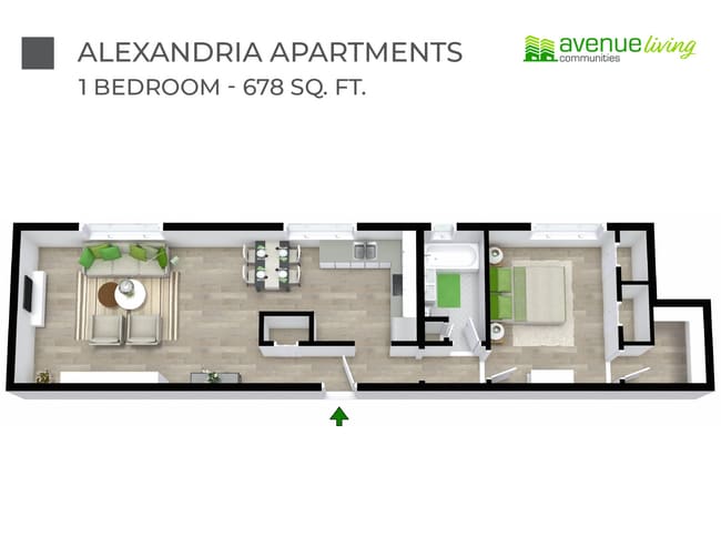 Alexandria Apartments in Edmonton, AB - Building Photo - Floor Plan
