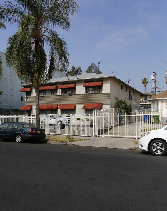 857 S Manhattan Pl in Los Angeles, CA - Building Photo