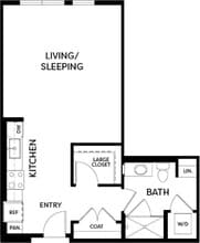 5420 Sunset in Los Angeles, CA - Foto de edificio - Floor Plan