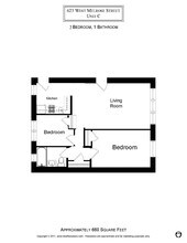 619 Melrose-Unit -C2 in Chicago, IL - Foto de edificio - Building Photo