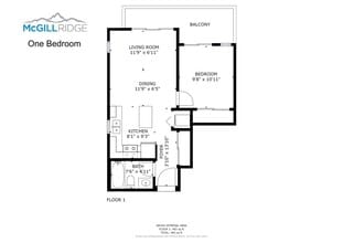 McGill Ridge Apartments in Kamloops, BC - Building Photo - Floor Plan
