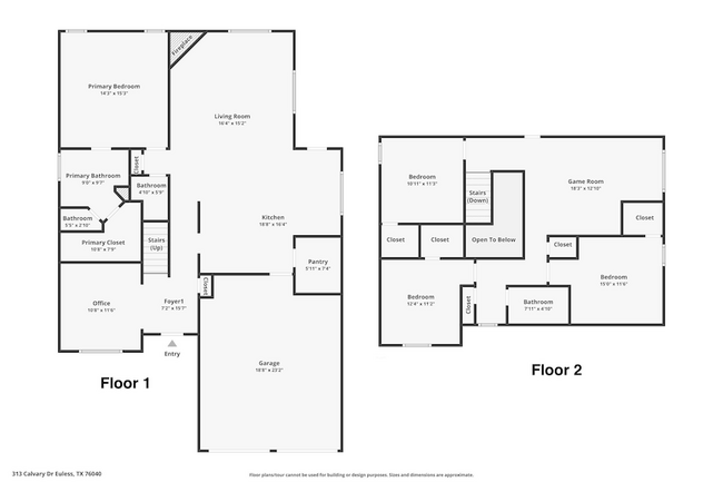 313 Calvary Dr in Euless, TX - Foto de edificio - Building Photo