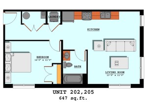 Walnut Place Apartments in Bloomington, IN - Building Photo - Floor Plan