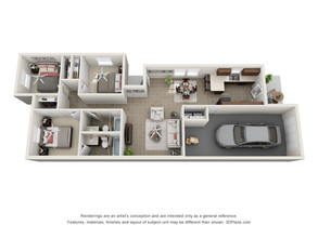 Seminole Run in Tulare, CA - Building Photo - Floor Plan