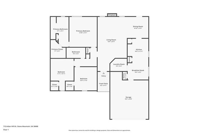 713 Arbor Hill Dr in Stone Mountain, GA - Foto de edificio - Building Photo