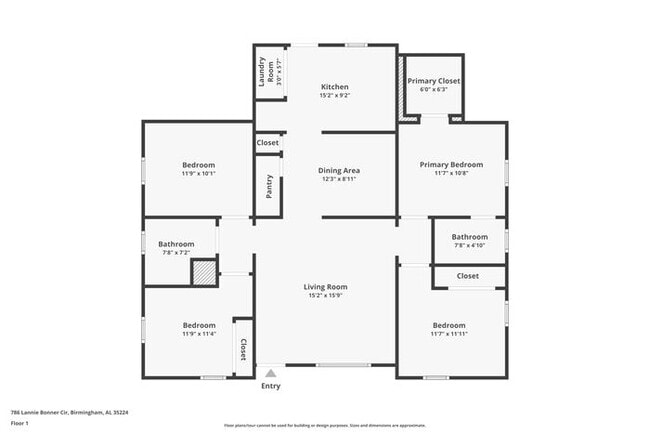 786 Lannie Bonner Cir in Birmingham, AL - Building Photo - Building Photo