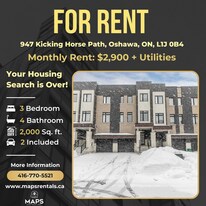 Beautifully Designed 3-Storey Townhouse in Oshawa, ON - Building Photo