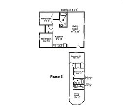 Hawkeye Village Apartments in Waterloo, IA - Foto de edificio - Floor Plan