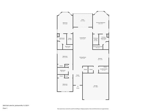 2643 Salt Lake Dr in Jacksonville, FL - Foto de edificio - Building Photo