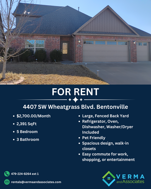 4407 S W Wheatgrass Blvd in Bentonville, AR - Building Photo