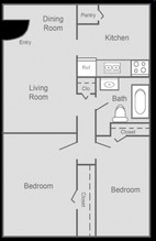 Kings Country in Lafayette, LA - Building Photo - Floor Plan