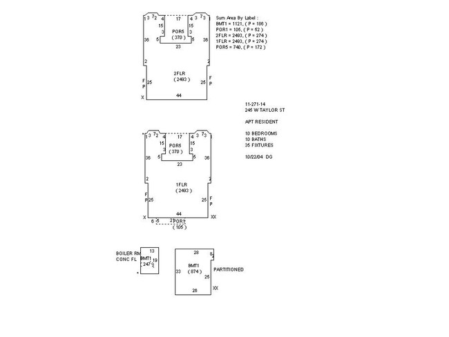 245 W Taylor St in Reno, NV - Foto de edificio - Floor Plan