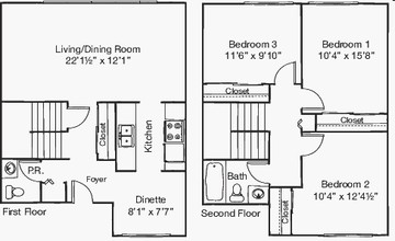 Calumet in Detroit, MI - Foto de edificio - Floor Plan