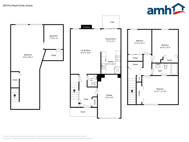 205 Port Royal Cir in Aurora, IL - Foto de edificio - Building Photo