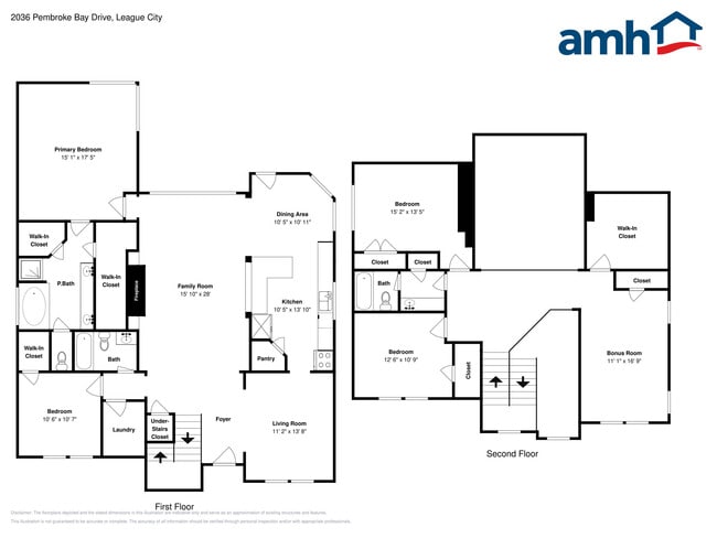 2036 Pembroke Bay Dr in League City, TX - Foto de edificio - Building Photo
