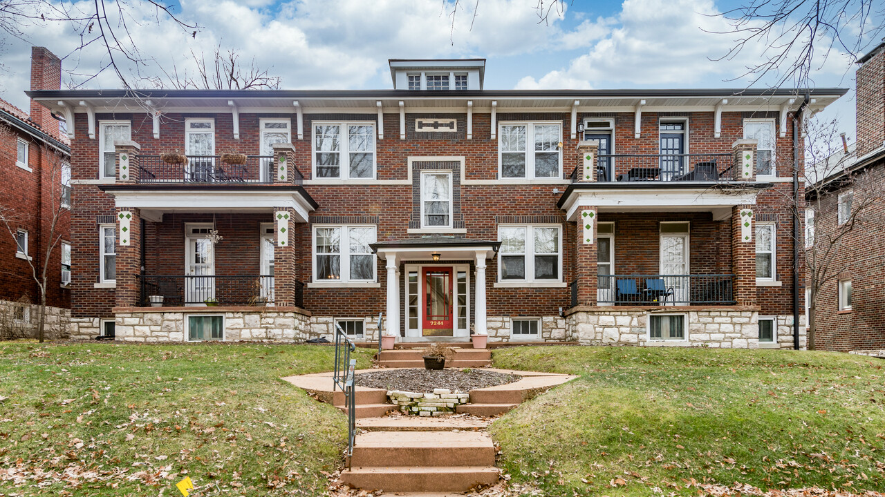 7244 Forsyth Blvd, Unit 2W in St. Louis, MO - Foto de edificio