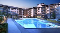 Resort Style Pool - The Fitzroy Chenal Apartments in Little Rock, Arkansas