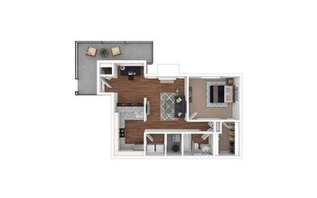 Cortland Woodlands in Marietta, GA - Foto de edificio - Floor Plan