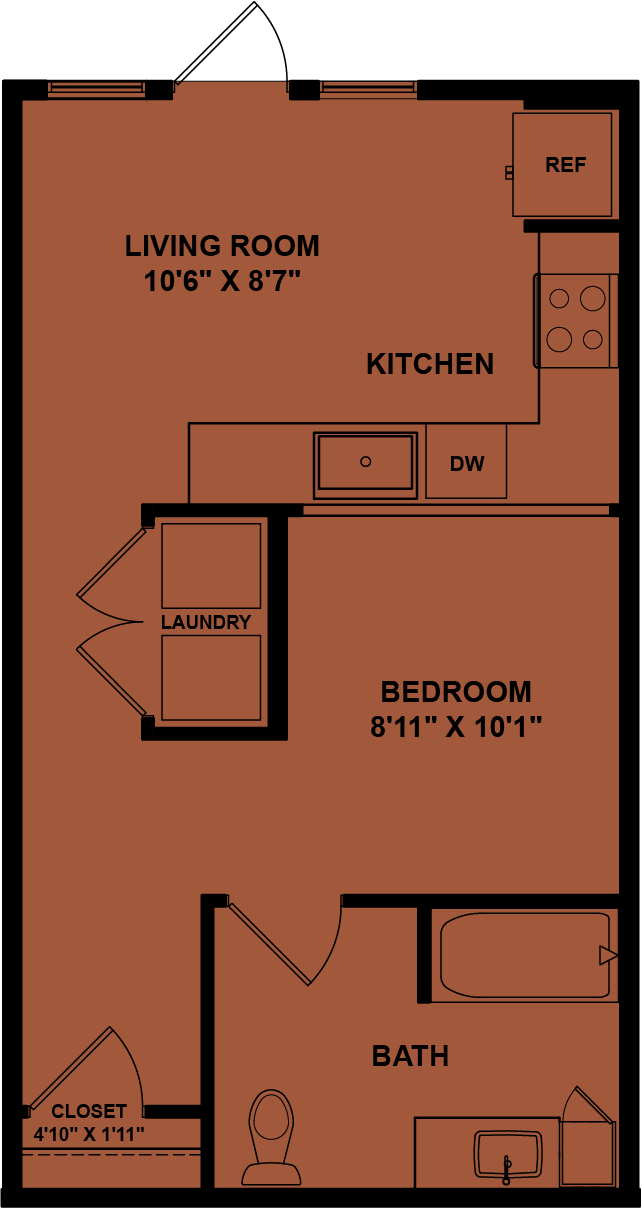 Augustine in Austin, TX - Foto de edificio - Floor Plan