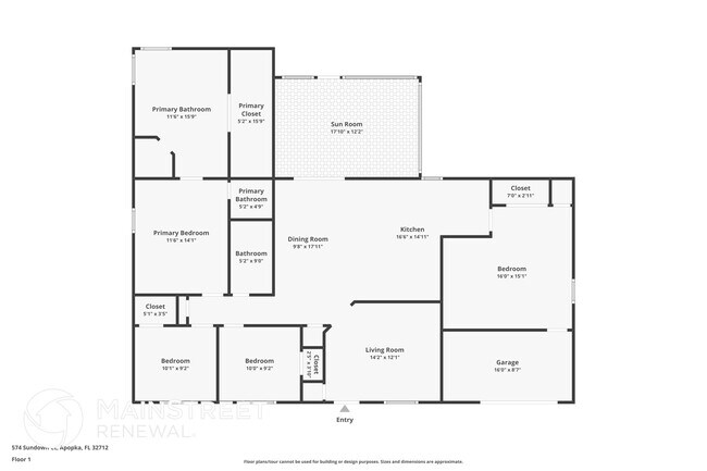 property at 574 Sundown Ct