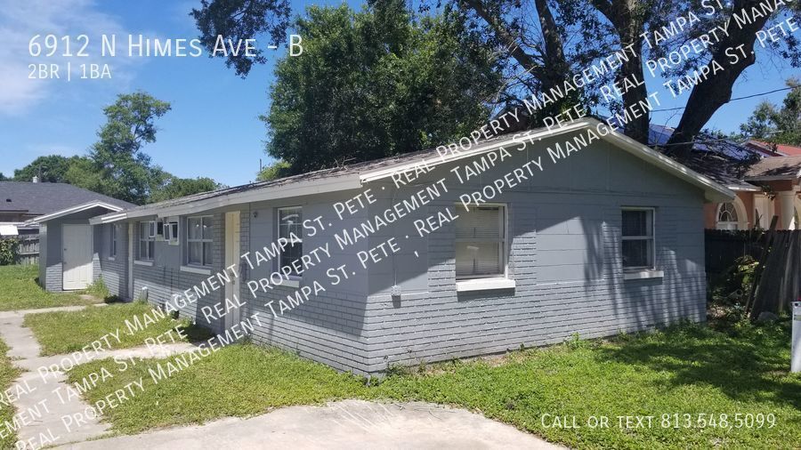 6912 N Himes Ave-Unit -B in Tampa, FL - Building Photo