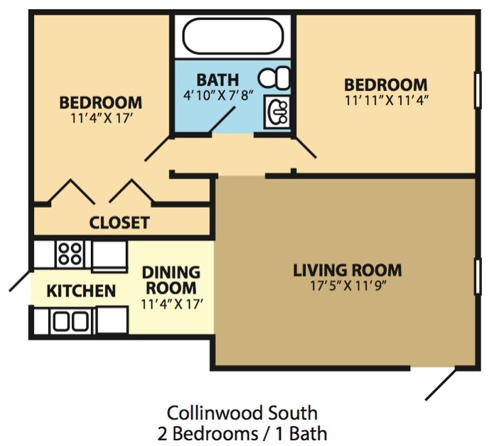 Collinwood South Apartments in Newport News, VA