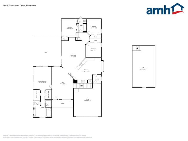 6648 Thackston Dr in Riverview, FL - Foto de edificio - Building Photo