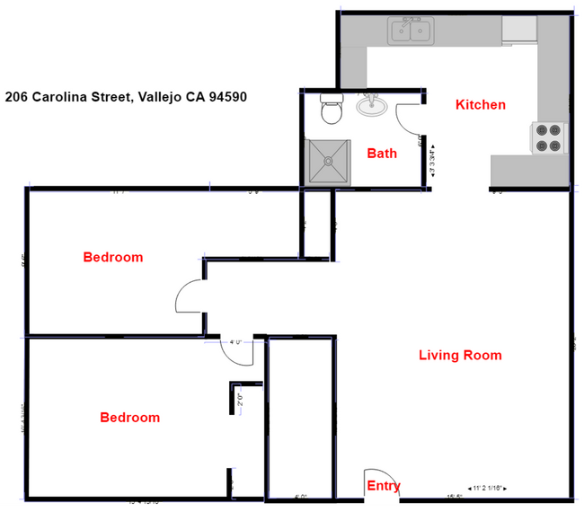 206 Carolina St in Vallejo, CA - Building Photo - Building Photo