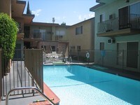 Interior Courtyard/Pool - Casa Vieja at 4540 Hazeltine Apartments in Los Angeles, California