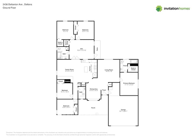 2436 Delbarton Ave in Deltona, FL - Foto de edificio - Building Photo