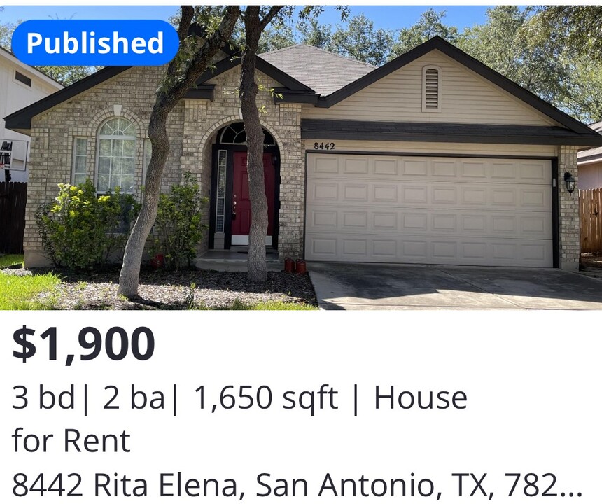 8442 Rita Elena in San Antonio, TX - Building Photo