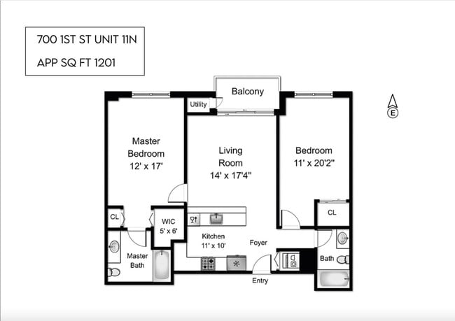 property at 700 1st St