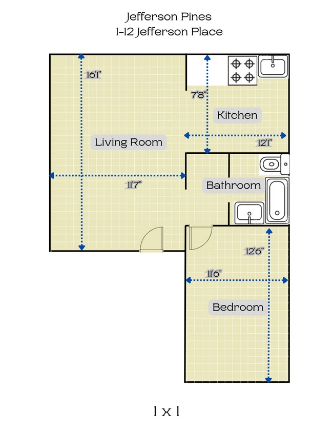 1 Jefferson Pl, Unit #8 in Athens, GA - Foto de edificio - Building Photo
