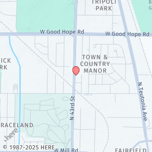 property at 6912 N 43rd St