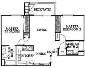 Terracina Gold Apartments in Sacramento, CA - Foto de edificio - Floor Plan