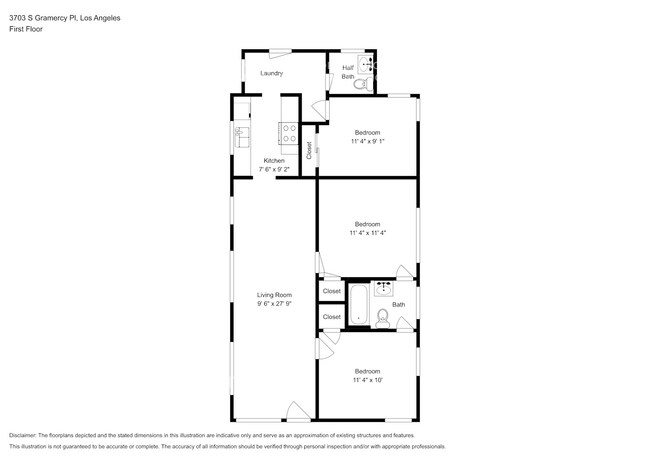 3703 S Gramercy Pl in Los Angeles, CA - Foto de edificio - Building Photo