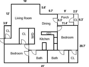 710 E Boyd Dr, Unit 306 in Baton Rouge, LA - Foto de edificio - Building Photo