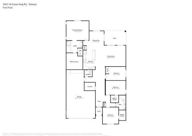10511 W Crown King Rd in Tolleson, AZ - Building Photo - Building Photo