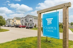 Campus Creek Cottages in Big Rapids, MI - Building Photo