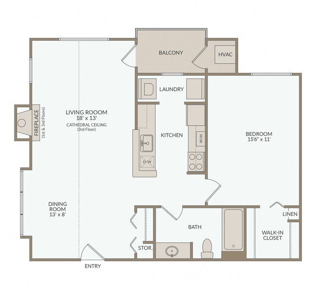 Easthaven At The Village in Beachwood, OH - Foto de edificio - Floor Plan